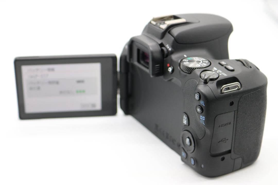 ボディ新品級　【Canon EOS Kiss X9 ダブルレンズセット】