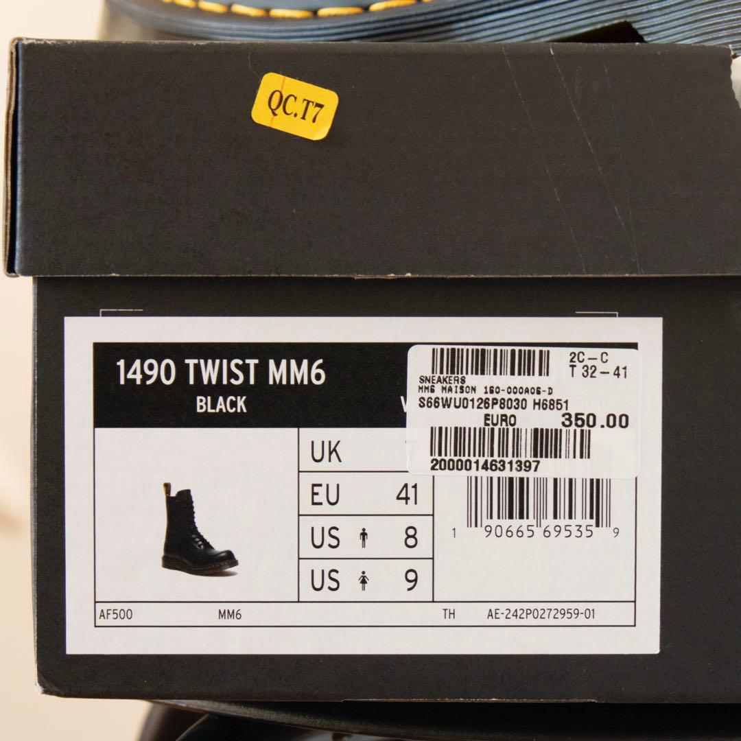 靴 MM6 x Dr. Martens 1490 TWIST MM6 10 UK7