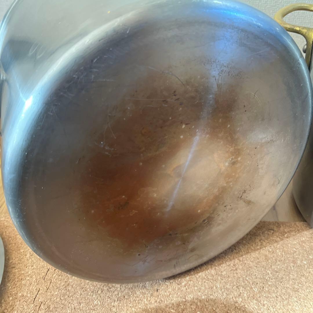 中尾アルミ製作所KINGDENJ 寸胴鍋　セット　20ℓ 15ℓ IH ガス