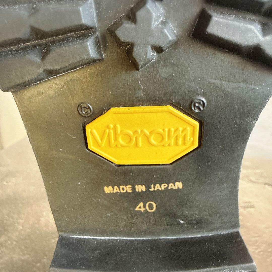 未使用級　PADRONE パドローネ　エンジニアブーツ　40 レザー　ブラウン