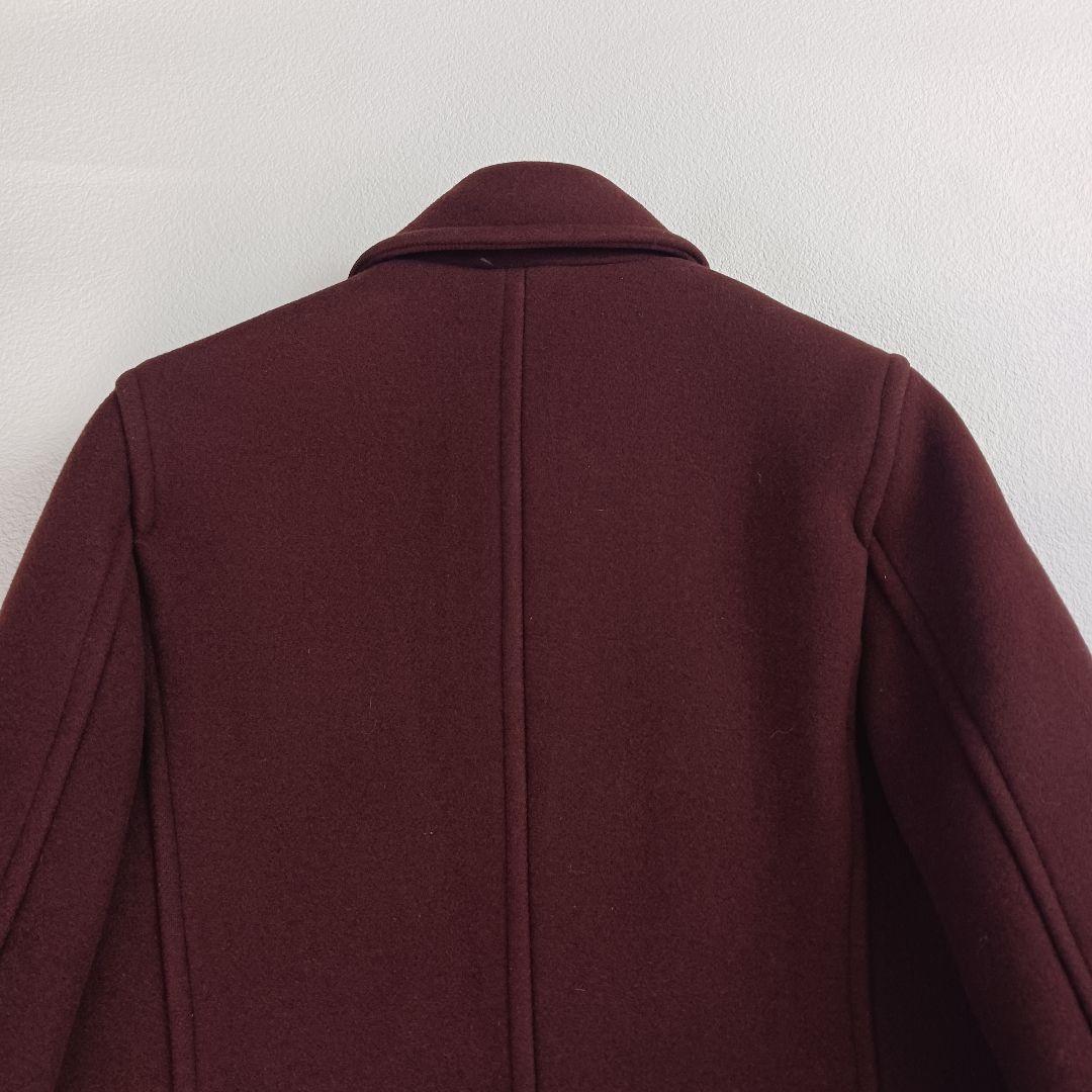 極美品♬　マーガレットハウエル　ウールコート　Pコート　ブラウン　サイズⅡ