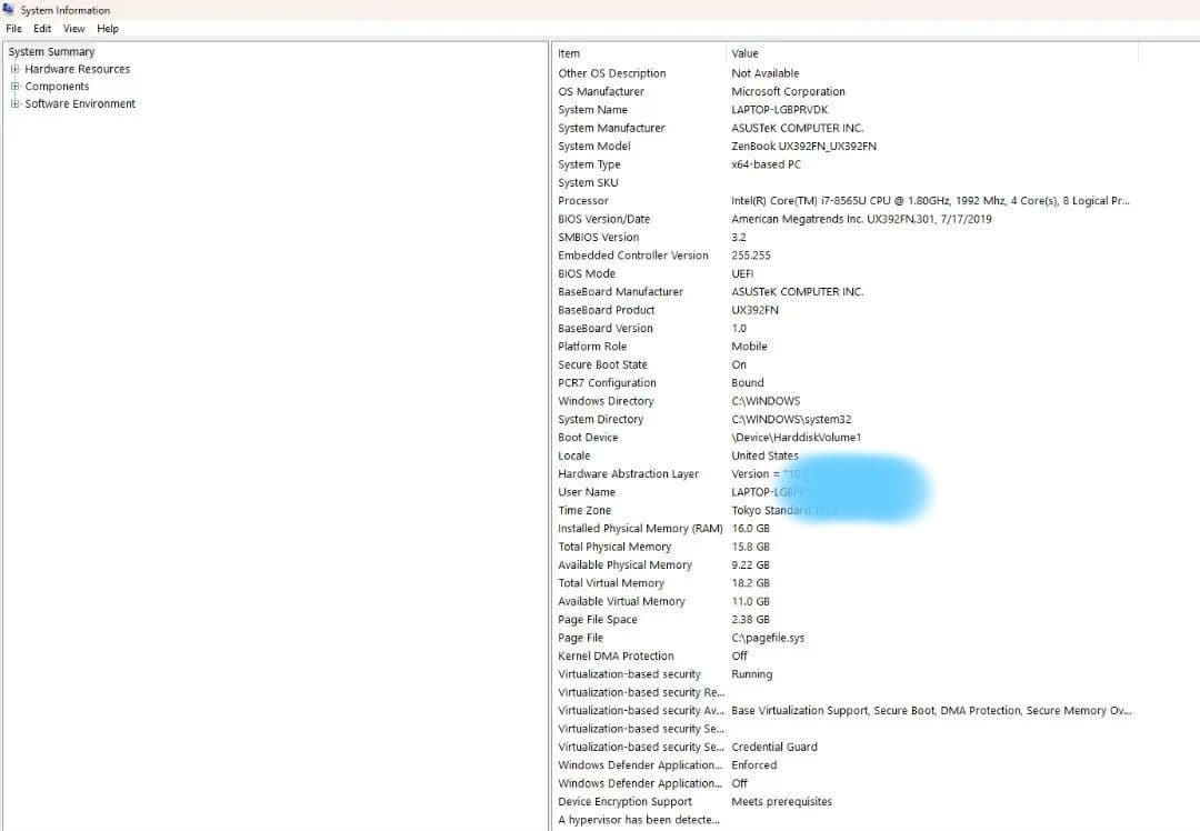 その他 ASUS ZenBook S13 UX392FN Core i7 16GB