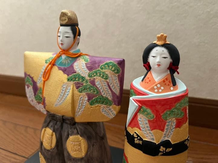 博多人形　雛人形　ひな祭り　松月堂　一点もの
