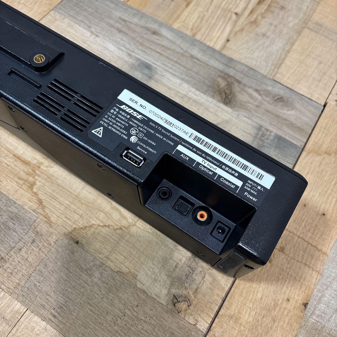 スピーカー・ウーファー BOSE Solo 5 TVsound system 418775