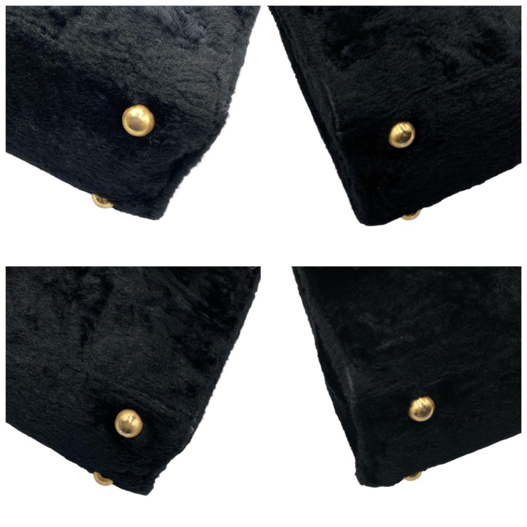 【 希少】　ビーズバッグ　一点物　2wayバッグ　ショルダーバッグ　黒　0317