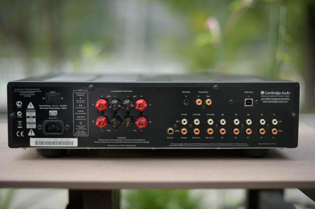 Cambridge Audio AZUR651A/BLK　プリメインアンプ