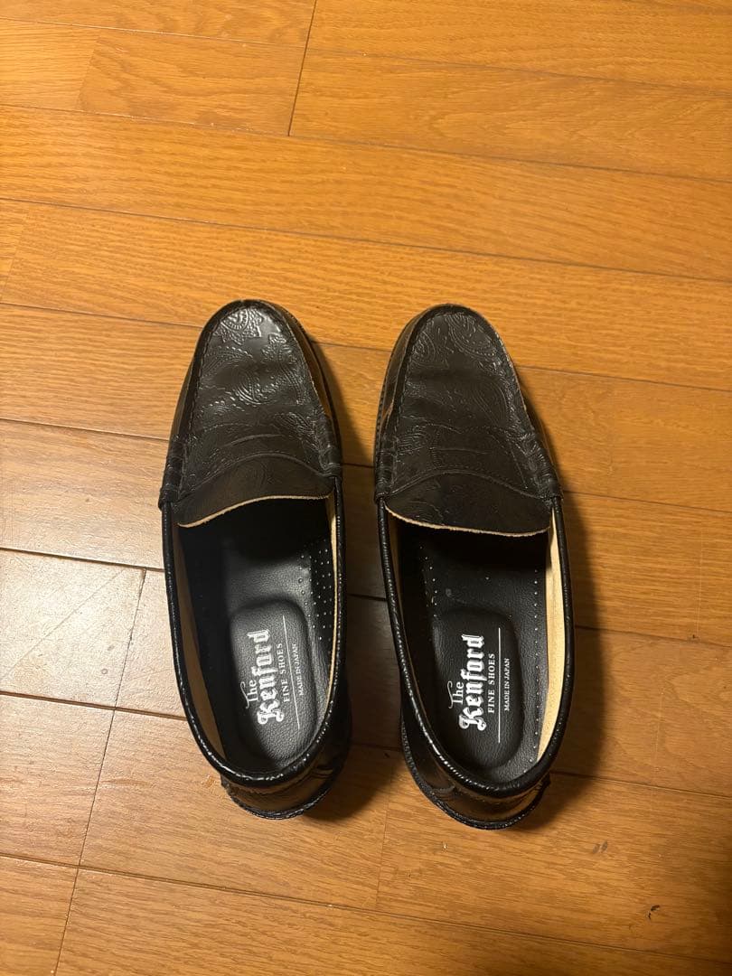 ケンフォード　全面ペイズリー　ローファー