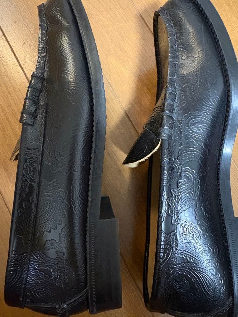 ケンフォード　全面ペイズリー　ローファー