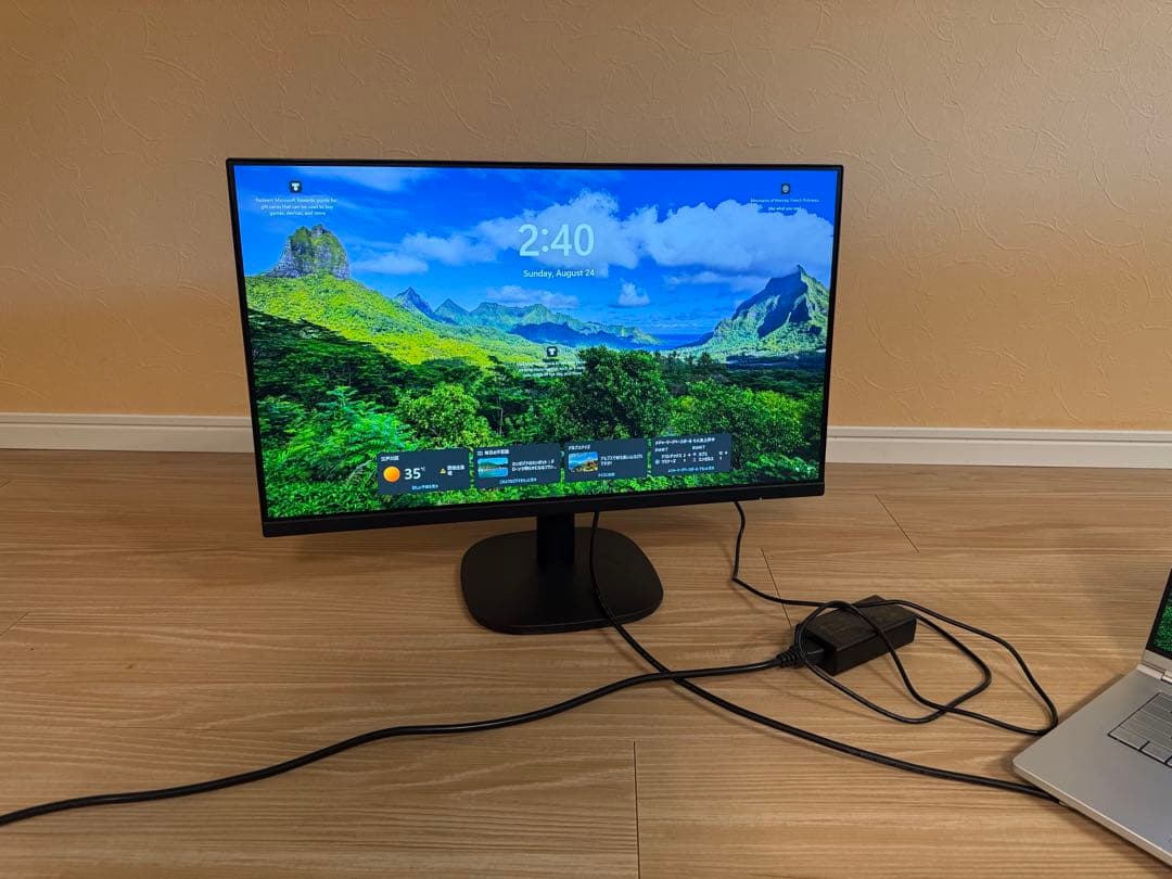 美品　27インチ スピーカー内蔵 2020年モデル