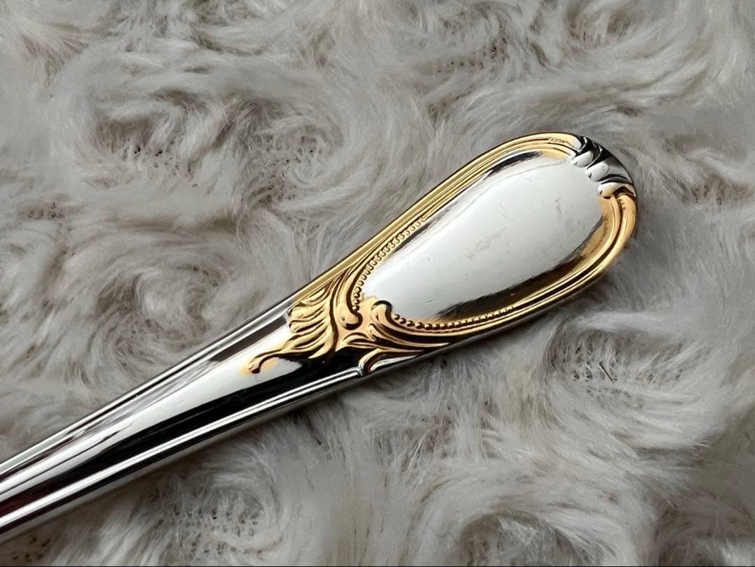 マーシャン　カトラリーセット　カルバンモード（金彩）ディナーセット〈34本〉※