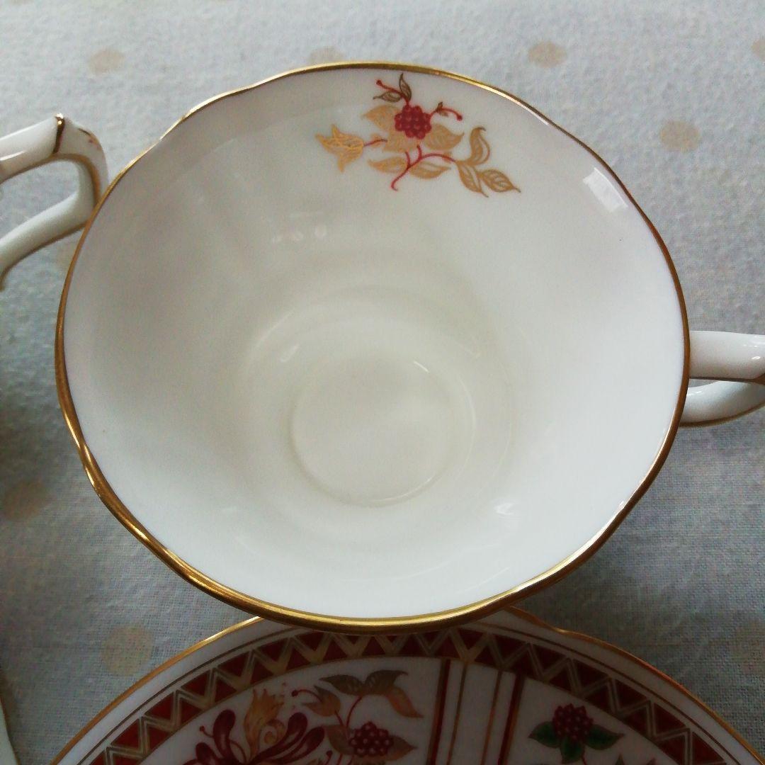 ロイヤルクラウンダービー　ハニーサックル　カップ&ソーサー