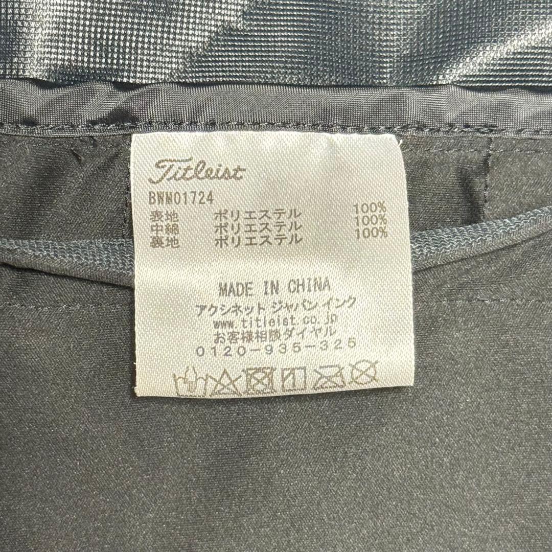 【タイトリスト】美品 中綿ジャケット ベンツ ブラック Mサイズ メンズ