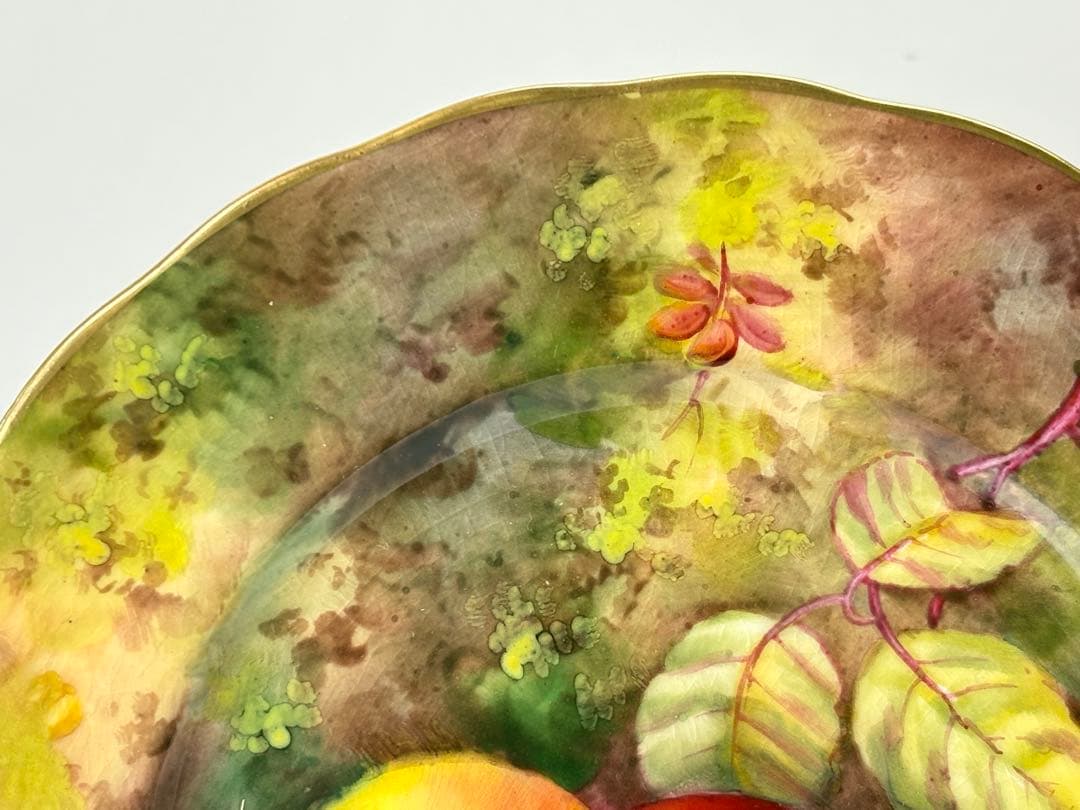 ロイヤル ウースター ペインテッド フルーツ プレートR7112332