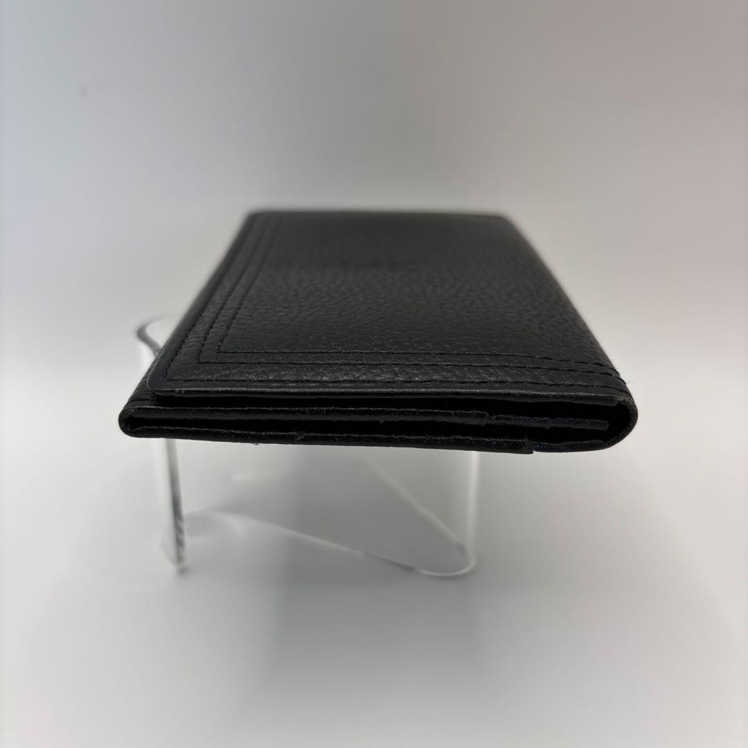 yves saint laurent 名刺入れ　カードケース　ブラック　型押し