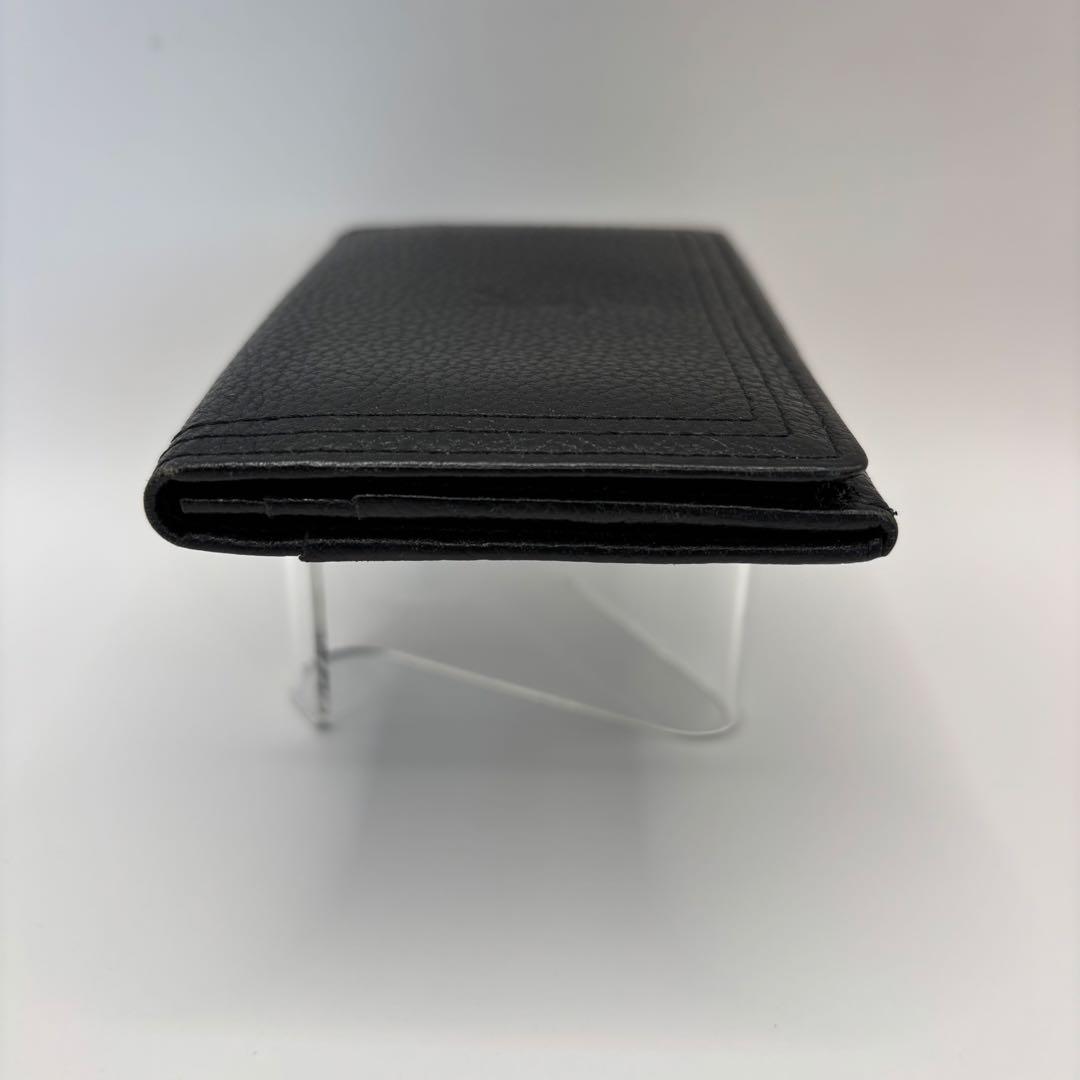 yves saint laurent 名刺入れ　カードケース　ブラック　型押し