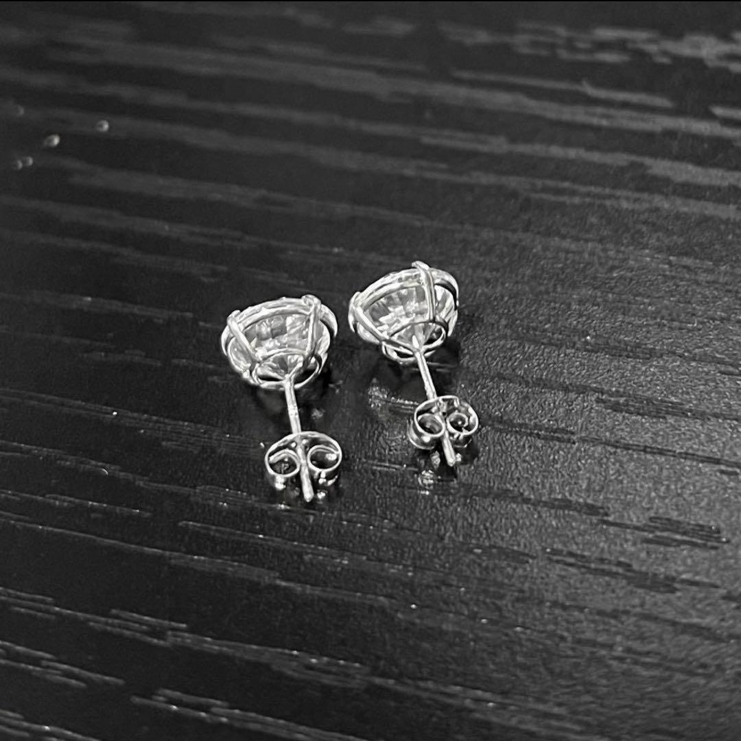 AVALANCHE アバランチ 14Kホワイトゴールド スタッズ ピアス 7mm