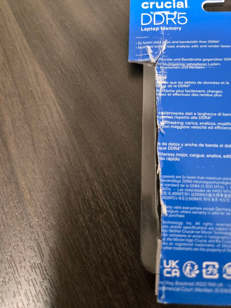 Crucial DDR5 PC5-44800 16GB 2枚組 SODIMM