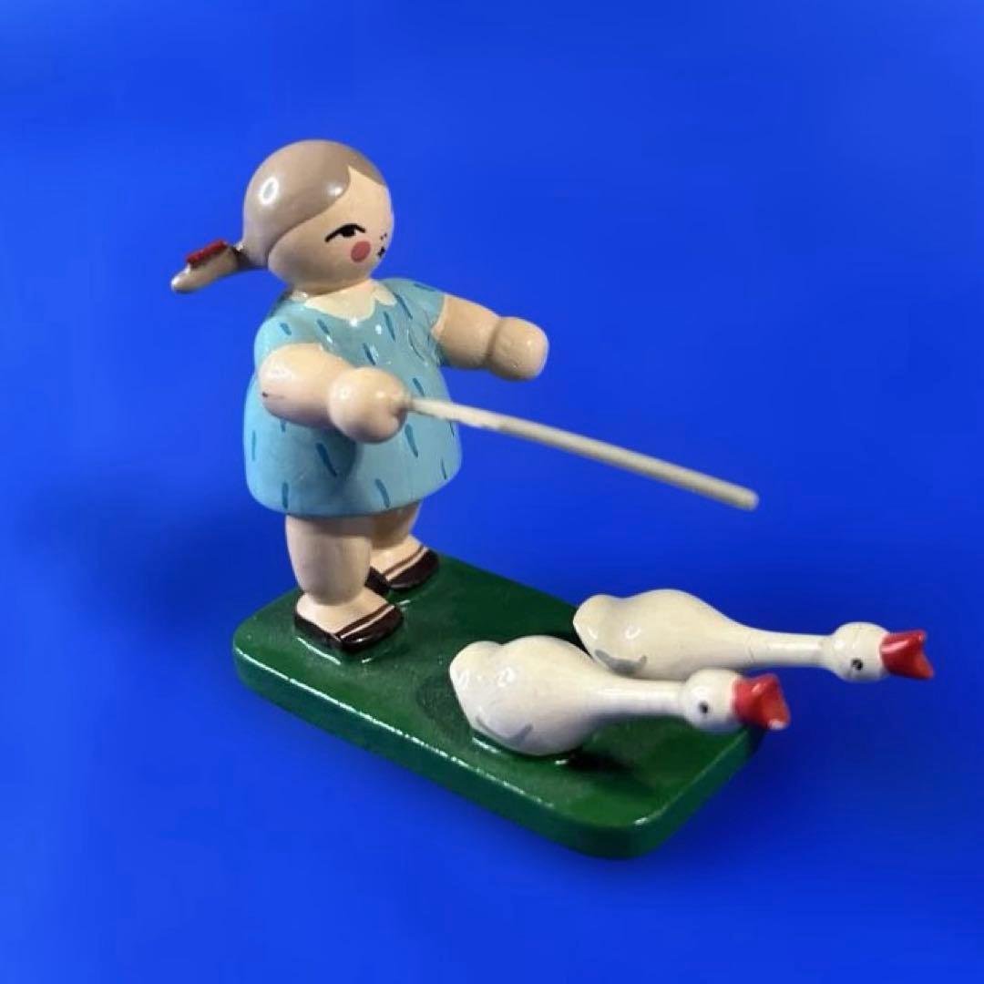 Erzgebirgische Volkskunst フラワーチルドレン 木製