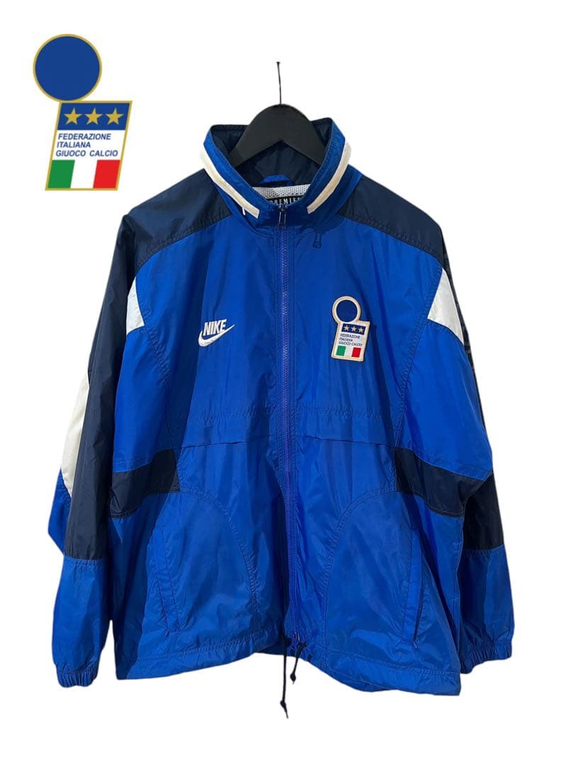 90s NIKE イタリア代表 アンセム ナイロン ジャケット