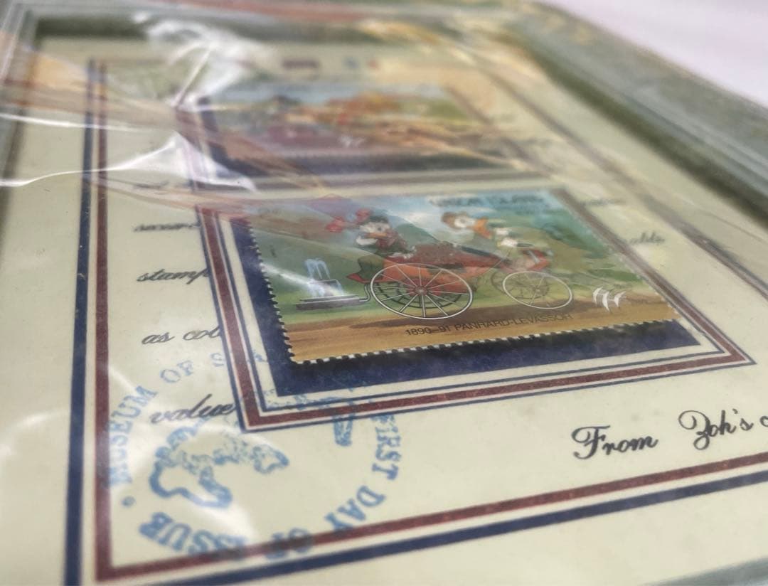 ディズニー 切手アート エアメール フレーム アートギャラリー