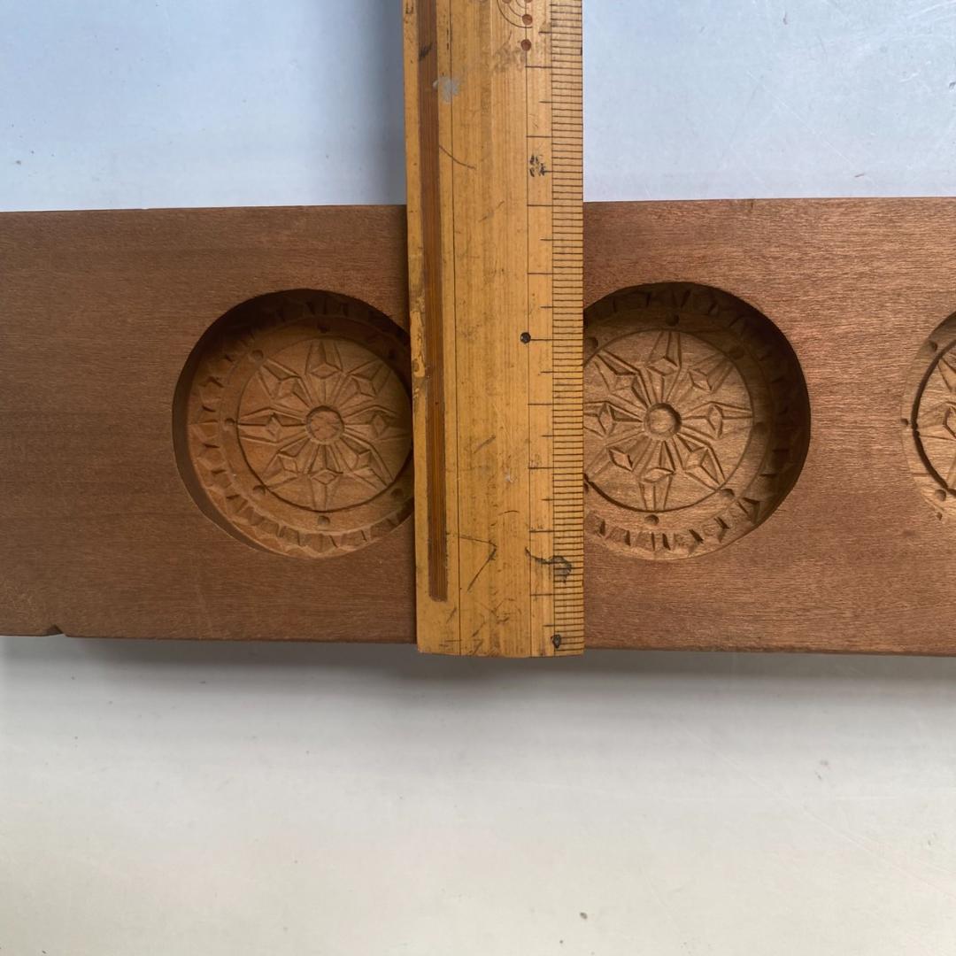和菓子道具　木型 　「幾何学文様」