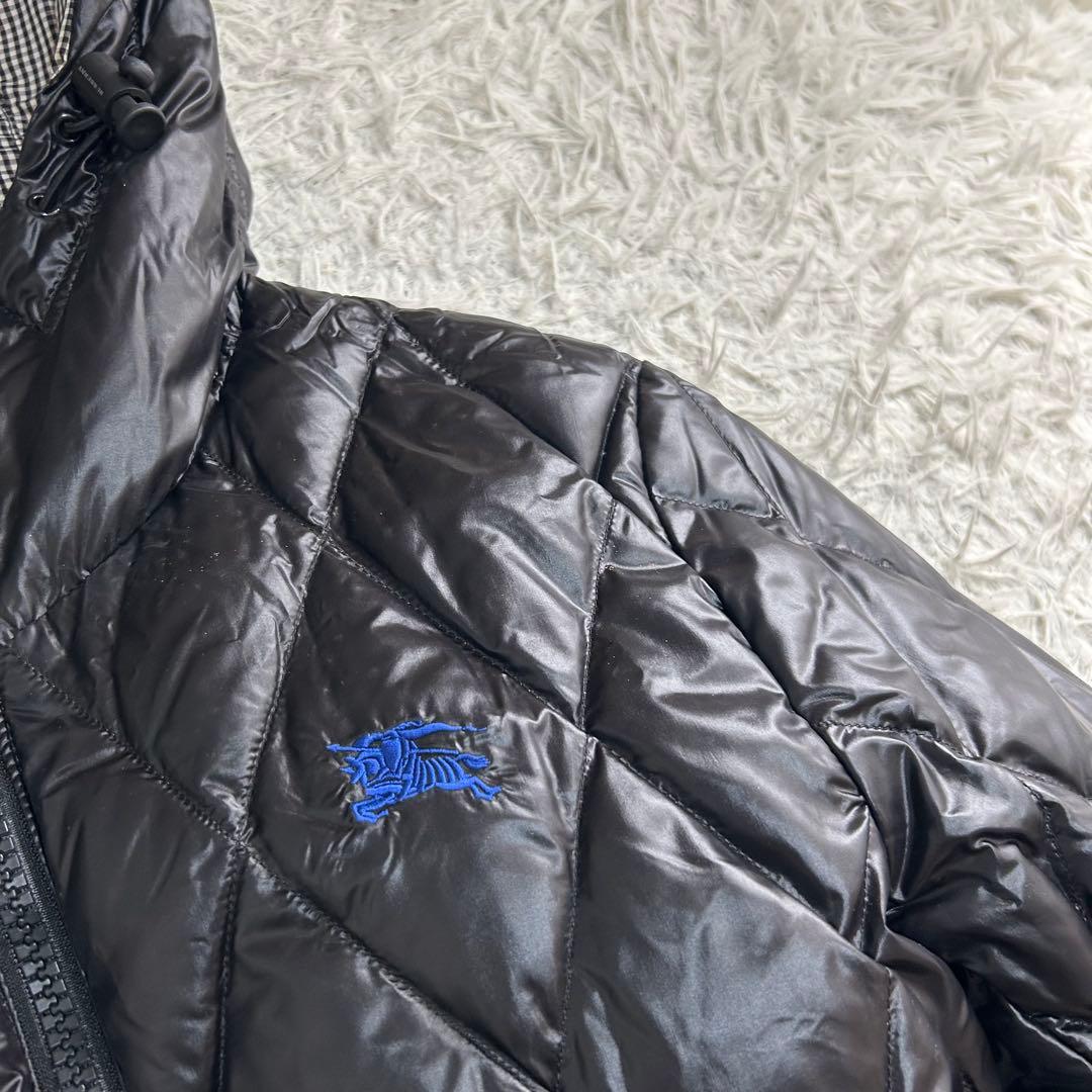 17774✨バーバリーブラックレーベル リバーシブルキルティングダウンジャケット