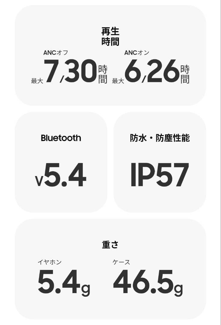 イヤホン Galaxy Buds3 Pro / Black