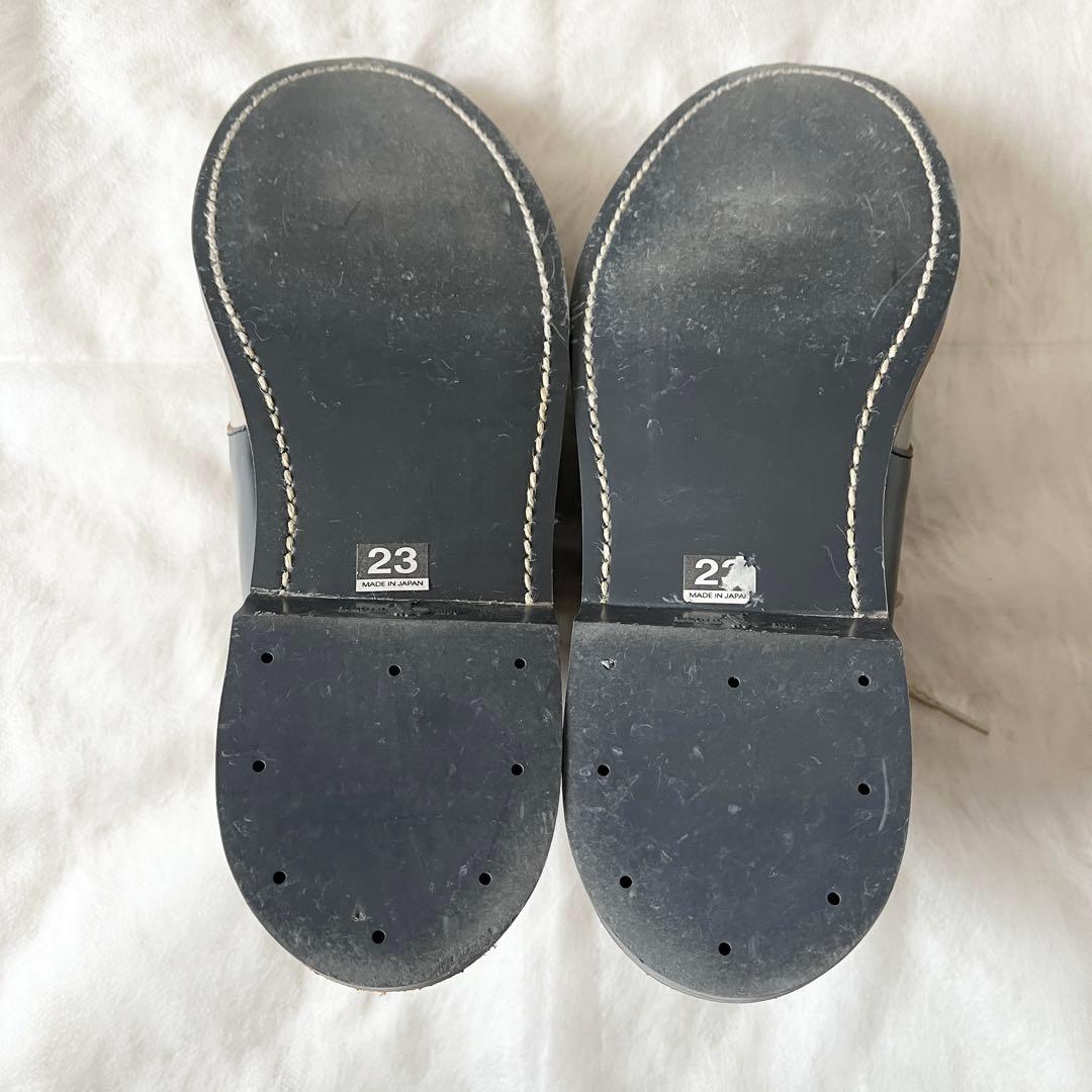 未使用級✨REGALリーガル　サドルシューズ　ブラック　グレー　レザー　2452