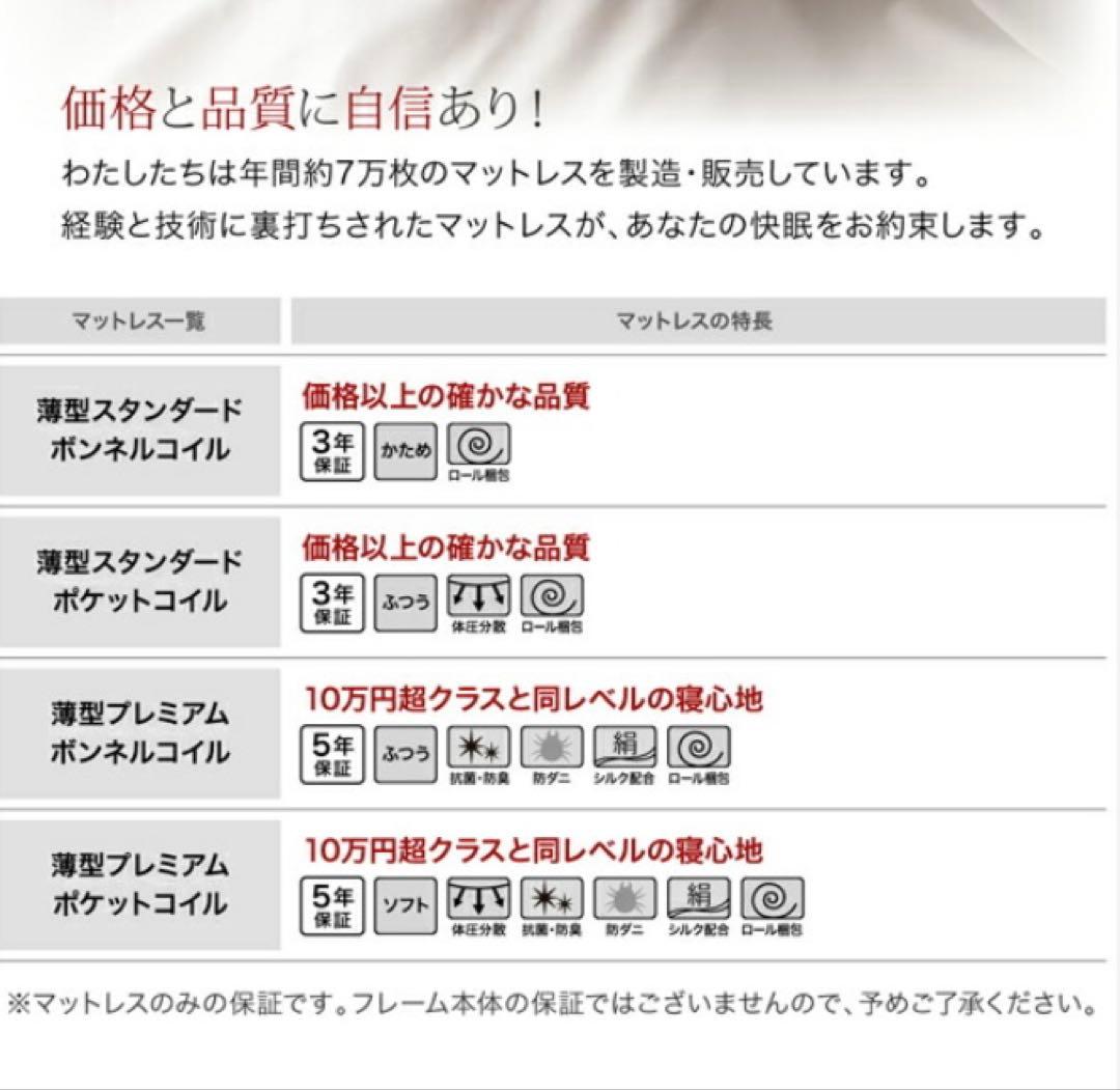 新品 送料込 大容量収納シングルベッド 引出し4杯付 ハイタイプ ブラウン