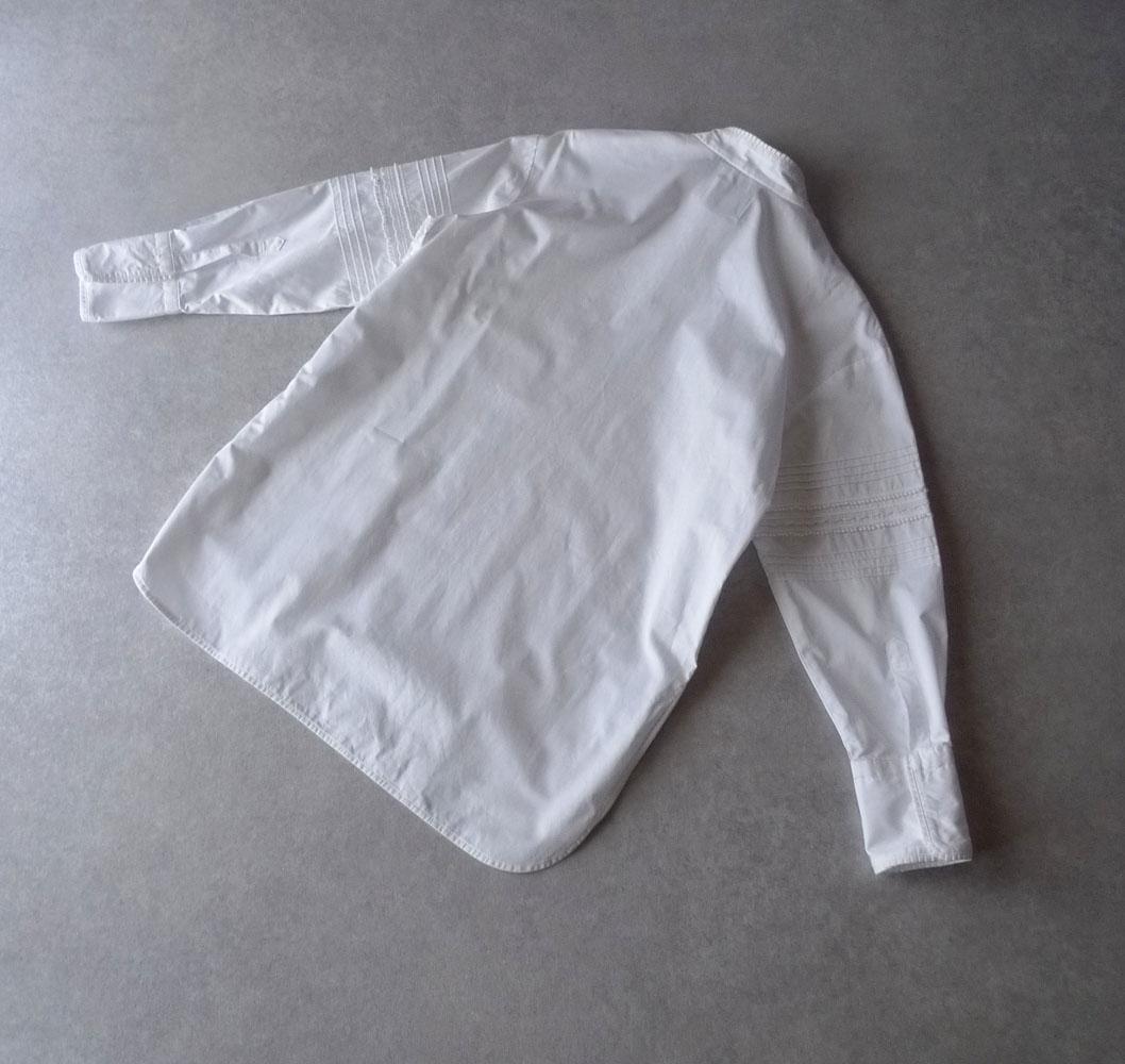 美品 ウィムガゼット 4,3万円 コルピエロ スタンドカラーブラウス ホワイト