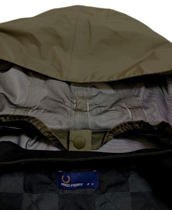 フレッドペリー◆3way！メンズ　モッズコート　ベスト内蔵◆カーキ