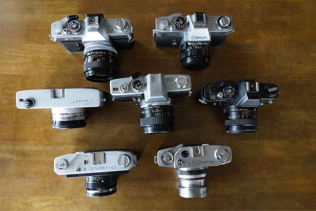 フィルムカメラレンズ　ジャンクセット