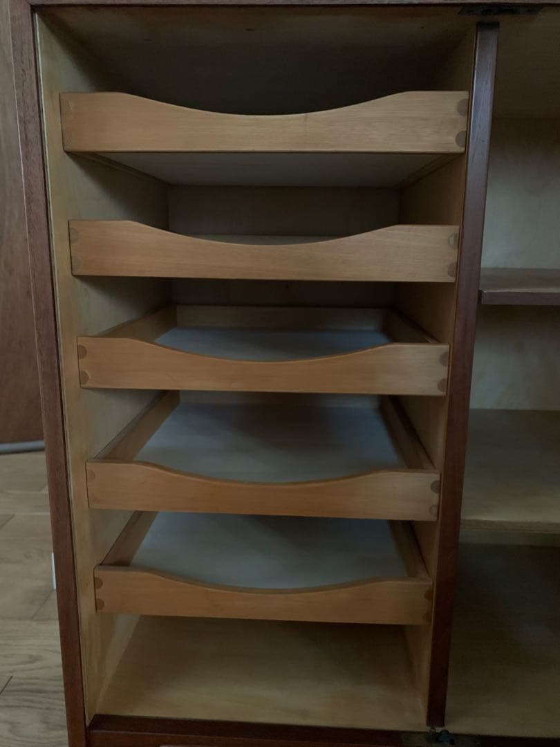 デンマーク製　蛇腹キャビネット　ヴィンテージ