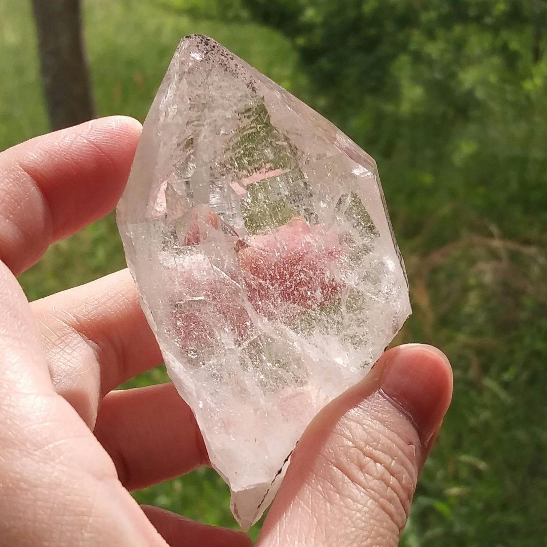 *虹入り* マニハール産 ヒマラヤ水晶 アナテース