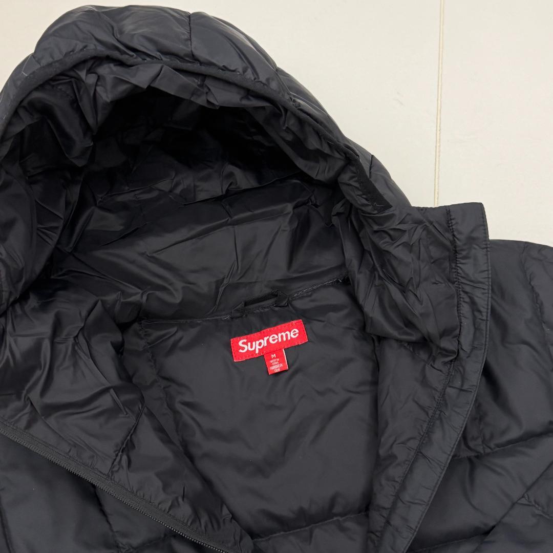 Supreme マイクロダウン 黒ジャケット