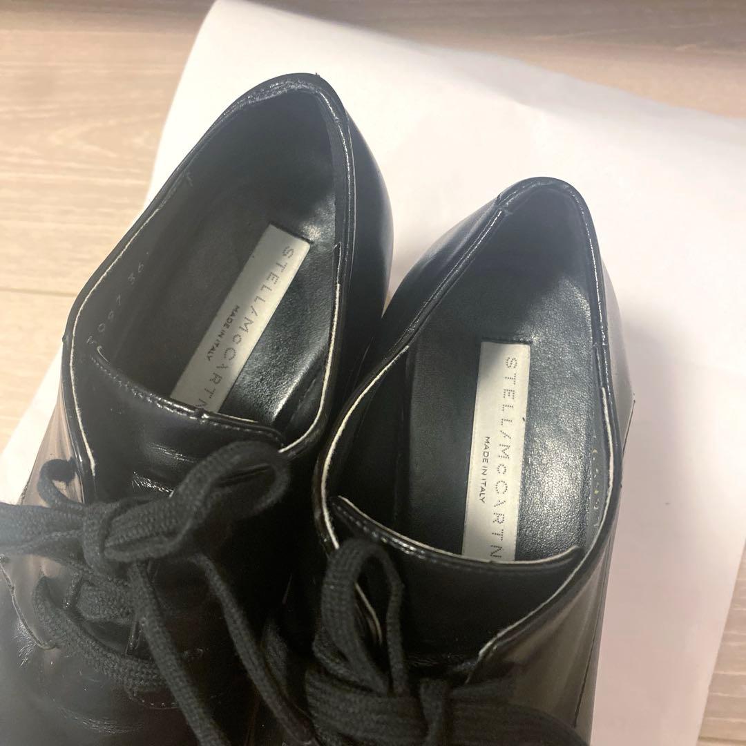 ステラマッカートニー エリス 厚底 プラットフォーム ブラック 23.5