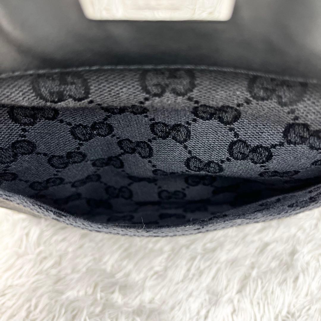 【美品】GUCCI グッチ GGキャンバス ショルダーバッグ 付属品付き