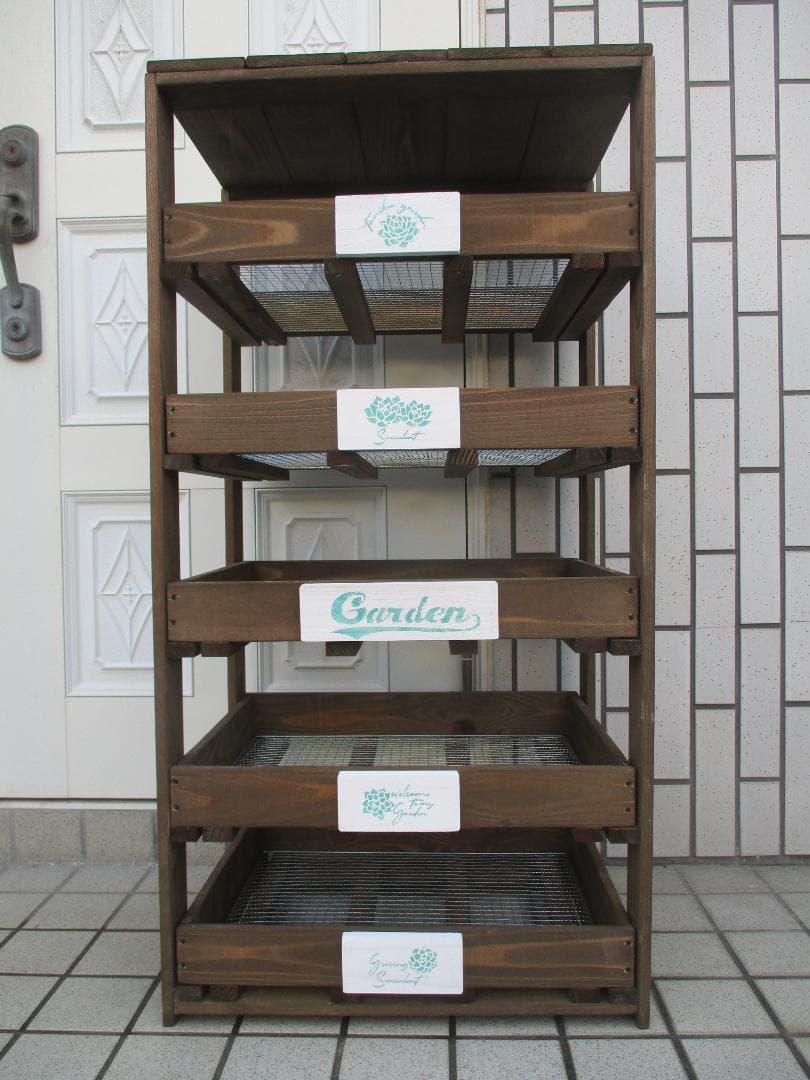 ５段トレー　多肉棚　プランター　スタンド　多肉植物棚　ラック　韓国苗　アガベ