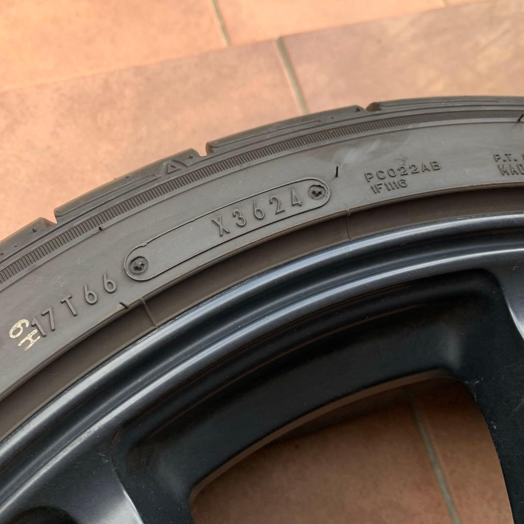 SSR GTV02 1875+48 5/100・ダンロップDZ102 4本セット