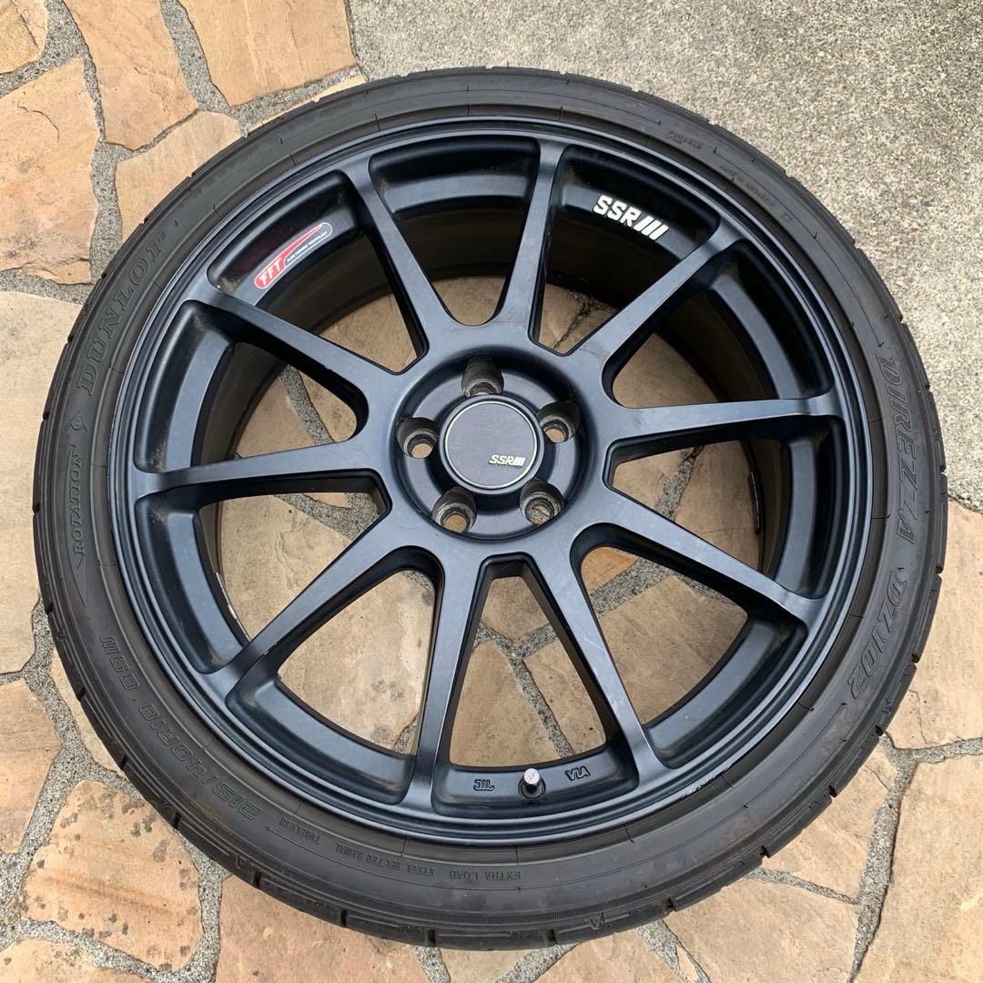 SSR GTV02 1875+48 5/100・ダンロップDZ102 4本セット