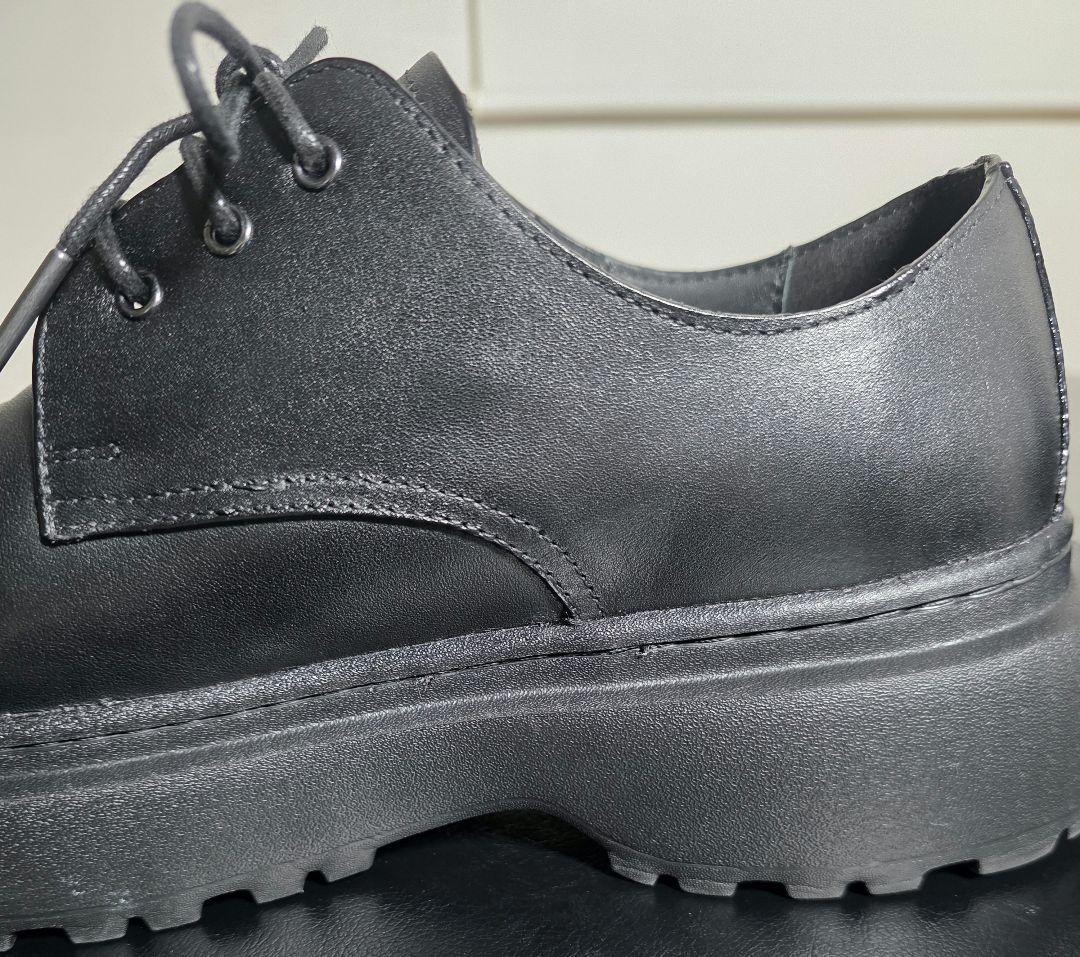 美品 FILLIN 7センチUP / UNOS ダービー シューズ 27 黒