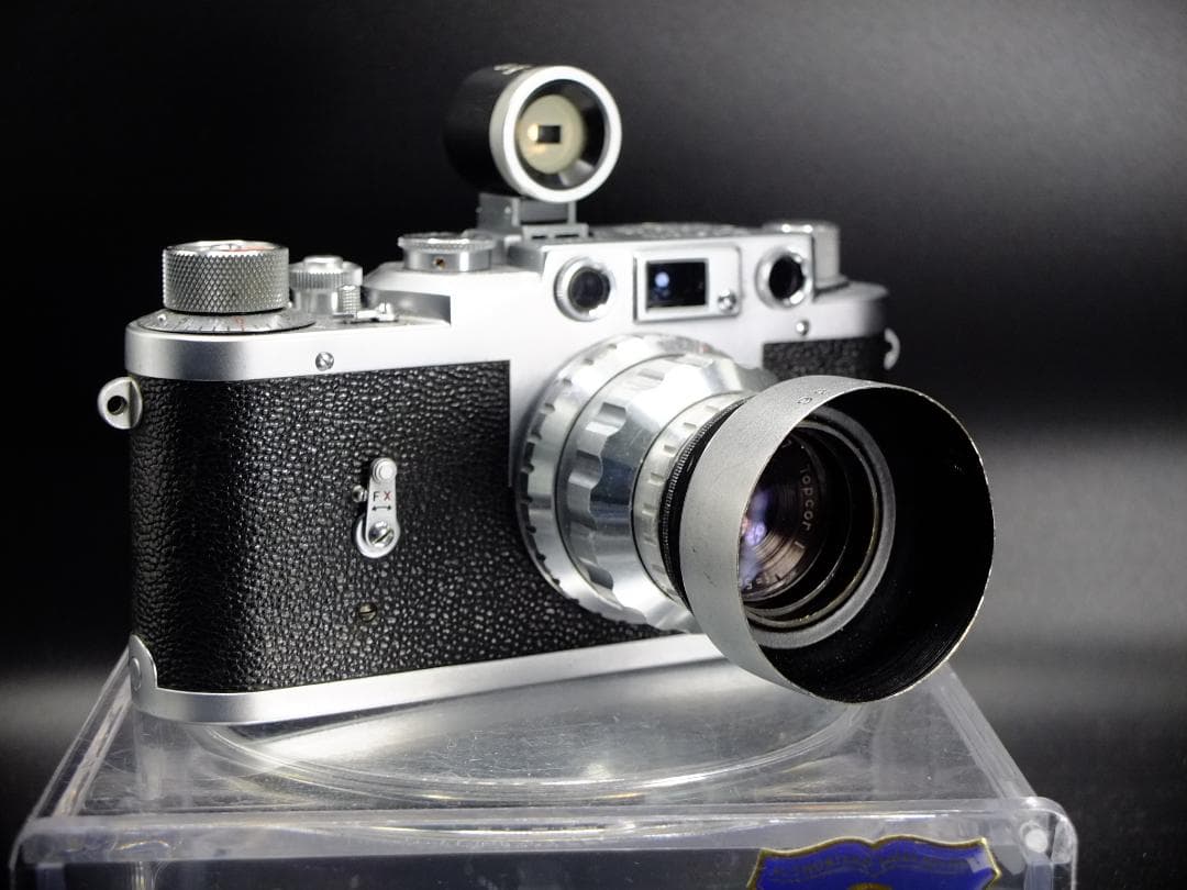 レオタックスK型／トプコール 5c㎜f3.5フード付【実写確認済整備品】