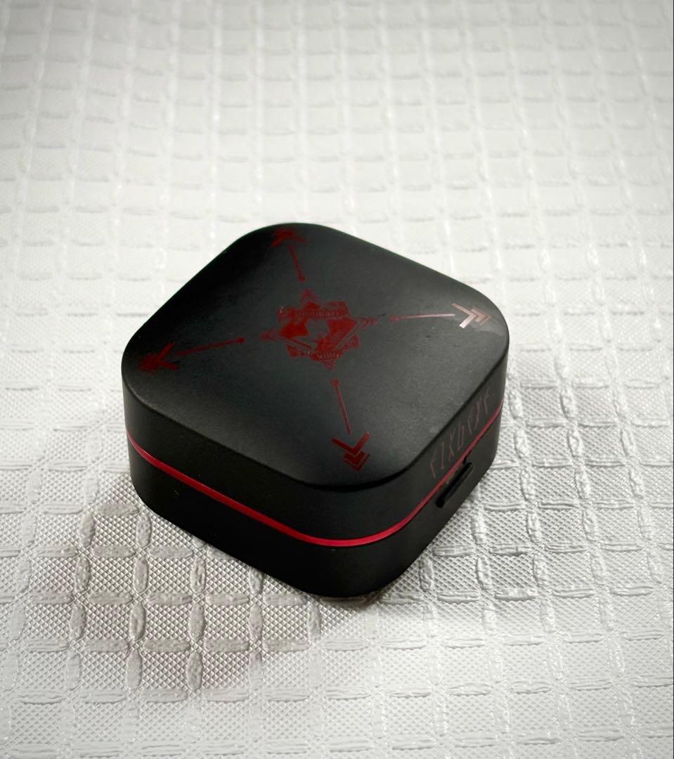 AVIOT × MILGRAMワイヤレスイヤホンケース 黒 赤