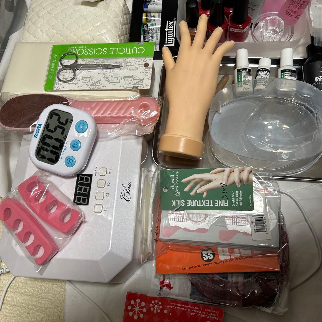 ネイリスト検定 セット まとめ売り 3級 2級 ネイル3級検定セット ハンド付き