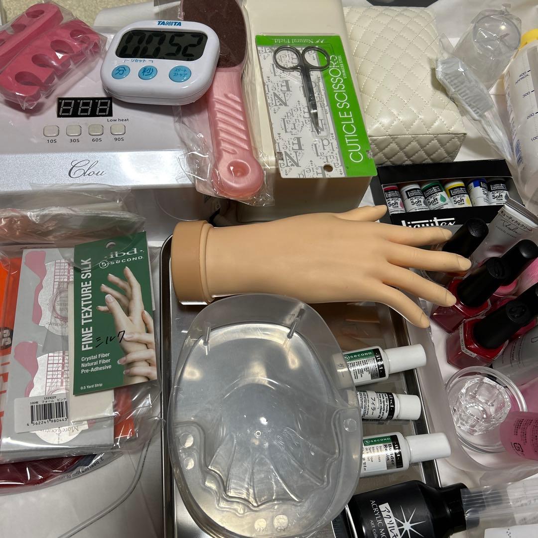 ネイリスト検定 セット まとめ売り 3級 2級 ネイル3級検定セット ハンド付き