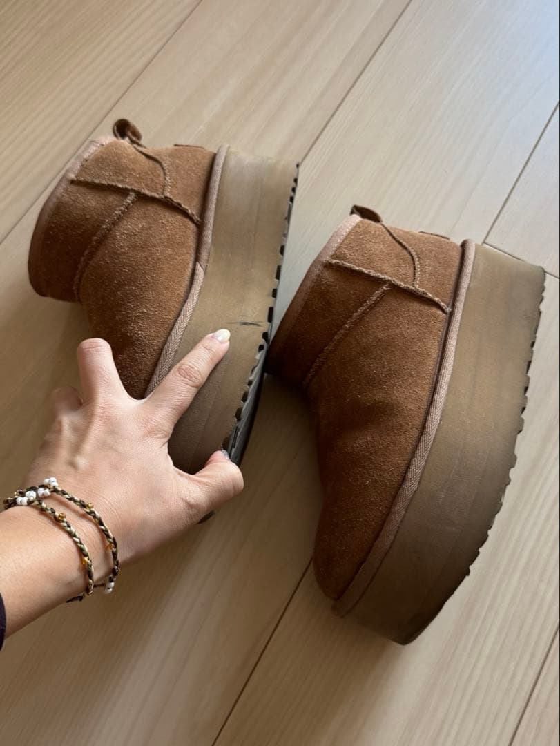 【本日のみ値下げ】UGG クラシック ウルトラ ミニ プラットフォーム 23cm