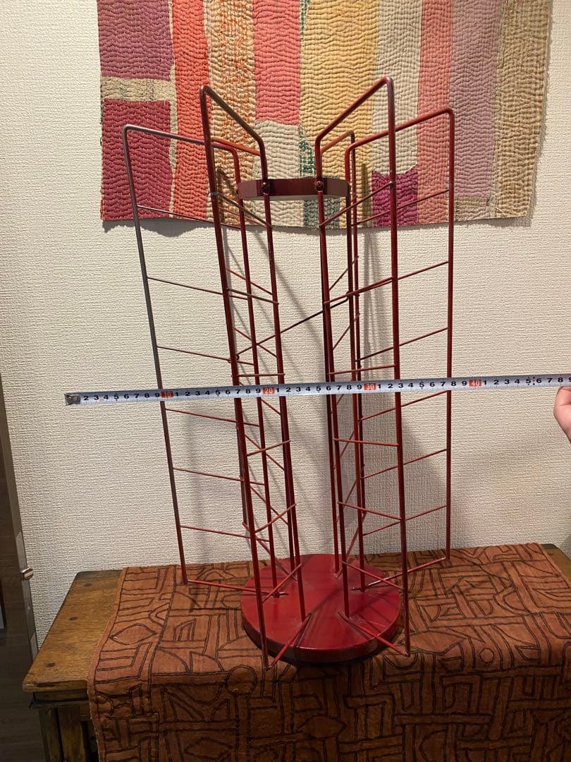 什器　回転ラック1台 古道具