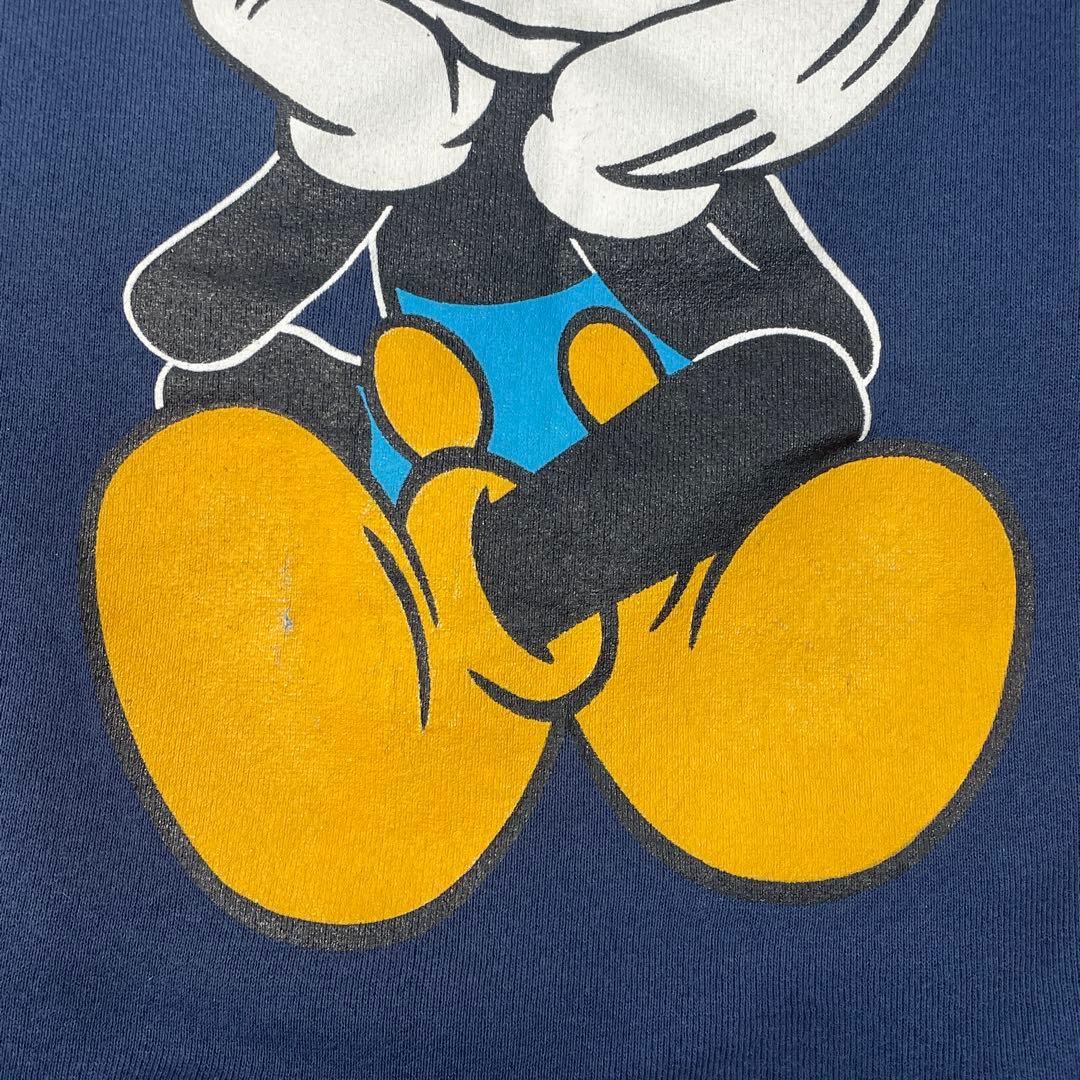 90s Disney MICKEY & CO. 青パンミッキー スウェット XL