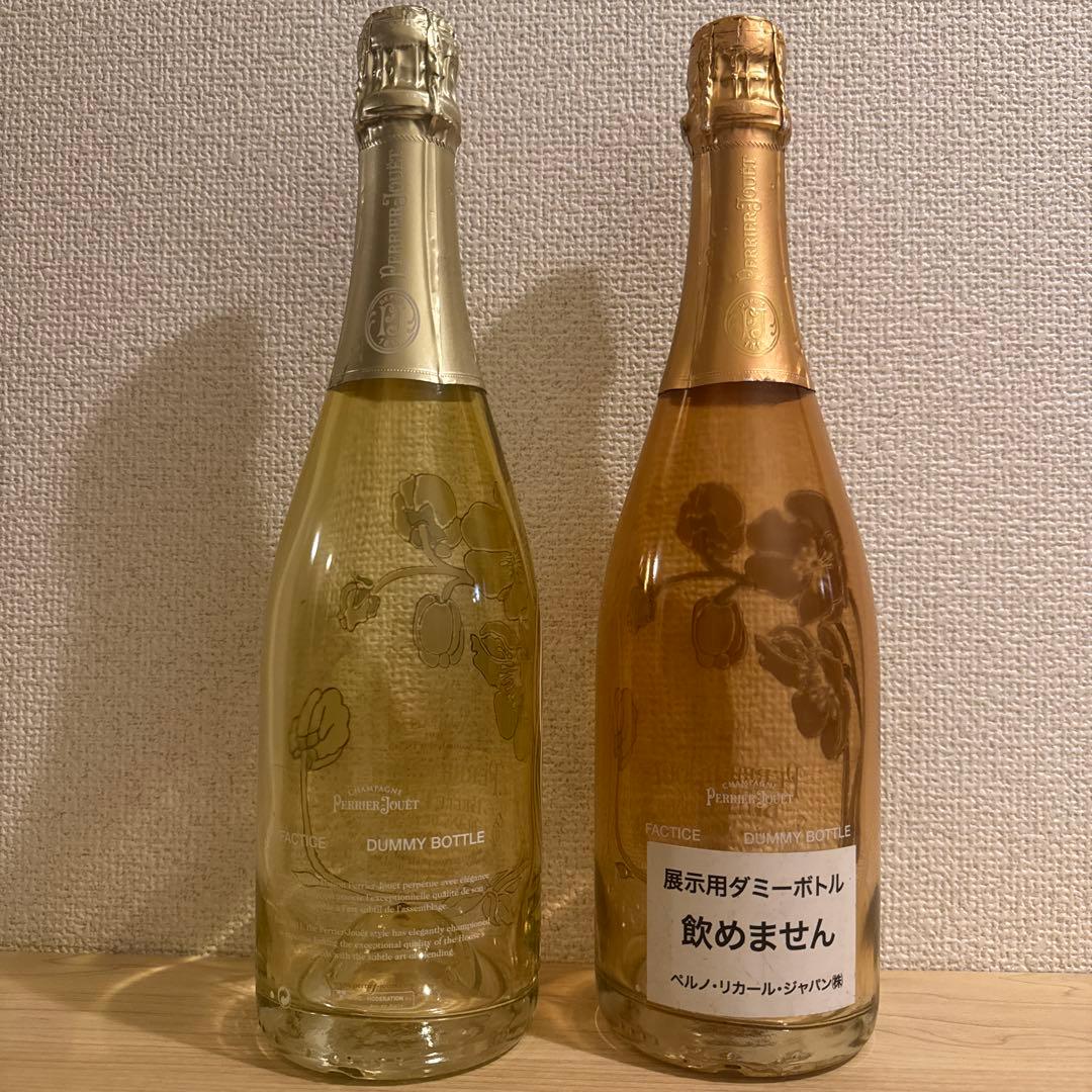 非売品ベルエポックロゼ 2004、ブランドブラン2002ダミーボトル2本セット