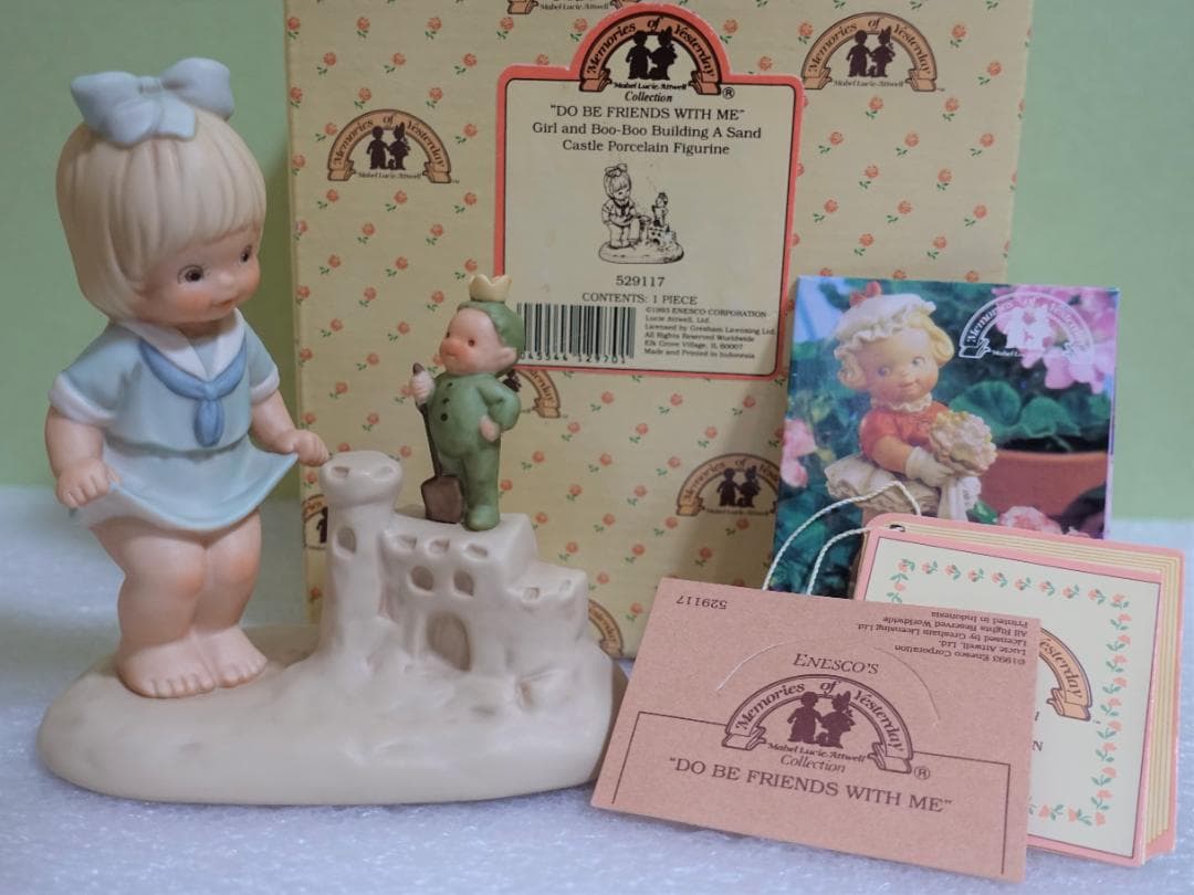 #529117◆マーベルルーシーアトウェル◆陶磁器人形◆エネスコ◆置物